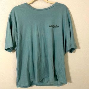Teal/ blue PFG Columbia T-Shirt
